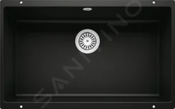 Blanco Rotan 700 - Fregadero De Silgranite, 730x460 Mm, Negro 526099