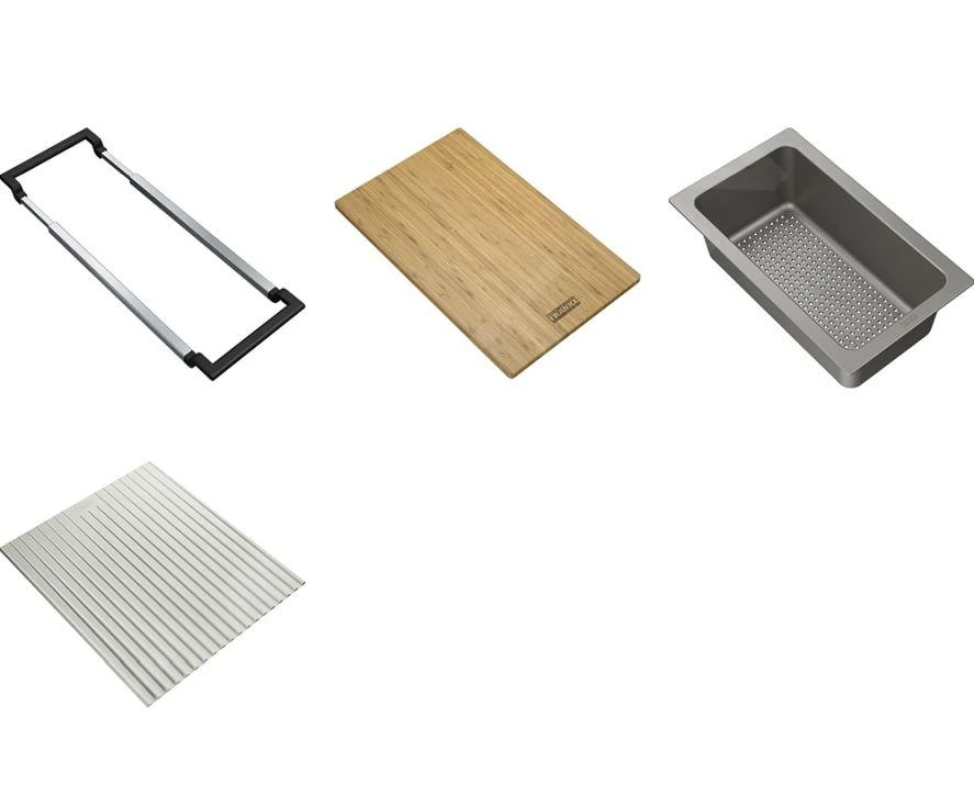 Franke Accesorios - Kit ALL-IN 3, Juego De 4 Accesorios De Fregadero 112.0655.483 1 Franke Accesorios - Kit ALL-IN 3, Juego De 4 Accesorios De Fregadero 112.0655.483