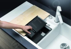 Blanco Collectis 6 - Fregadero De Silgranite, 1000x510 Mm, Con Control De Desagüe Y Con Accesorios, Roca Gris 523345 -Cocina Tienda De Ventas 0c4c22411ce5474648437b0a