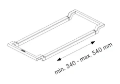 Franke Accesorios - Soporte Telescópico ALL-IN , Plástico Negro/acero Inoxidable 133.0655.059 -Cocina Tienda De Ventas 0c6da2b7891293eb161acf10