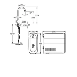 Grohe Blue Home - Grifo De Fregadero Mono Connected, Con Enfriador De Agua Y Filtro, Warm Susnet Cepillado 31498DL1 -Cocina Tienda De Ventas 0d88454329ab82c9b12bace4