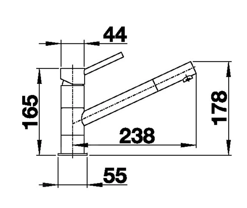 Blanco Kano - Grifo De Fregadero, Negro/cromo 526175 2 Blanco Kano - Grifo De Fregadero, Negro/cromo 526175 - Imagen 2