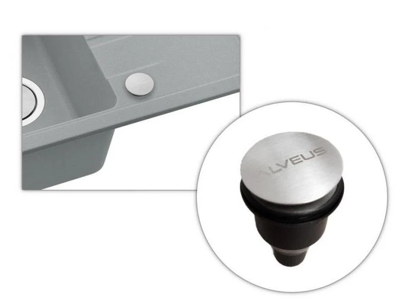 Alveus Conjuntos De Cocina - Conjunto De Fregadero Intermezzo 30 Y Grifo Tonia, Carbon SETA361 5 Alveus Conjuntos De Cocina - Conjunto De Fregadero Intermezzo 30 Y Grifo Tonia, Carbon SETA361 - Imagen 5