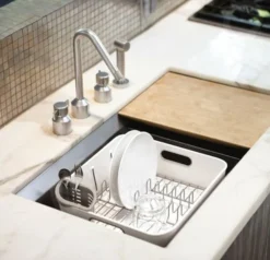 Simplehuman Accesorios De Cocina - Escurreplatos 370x326x172 Mm, Blanco KT1104 -Cocina Tienda De Ventas 0e005b344760feaf6b6e63b8