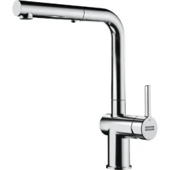 Franke Active New - Grifo De Fregadero FG 6110.031, Con Ducha Extraíble, Cromo 115.0653.379