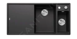 Blanco Axia III 6 - Fregadero De Silgranite, 1000x510 Mm, Con Control De Desagüe Y Accesorios, InFino, Antracita 523472
