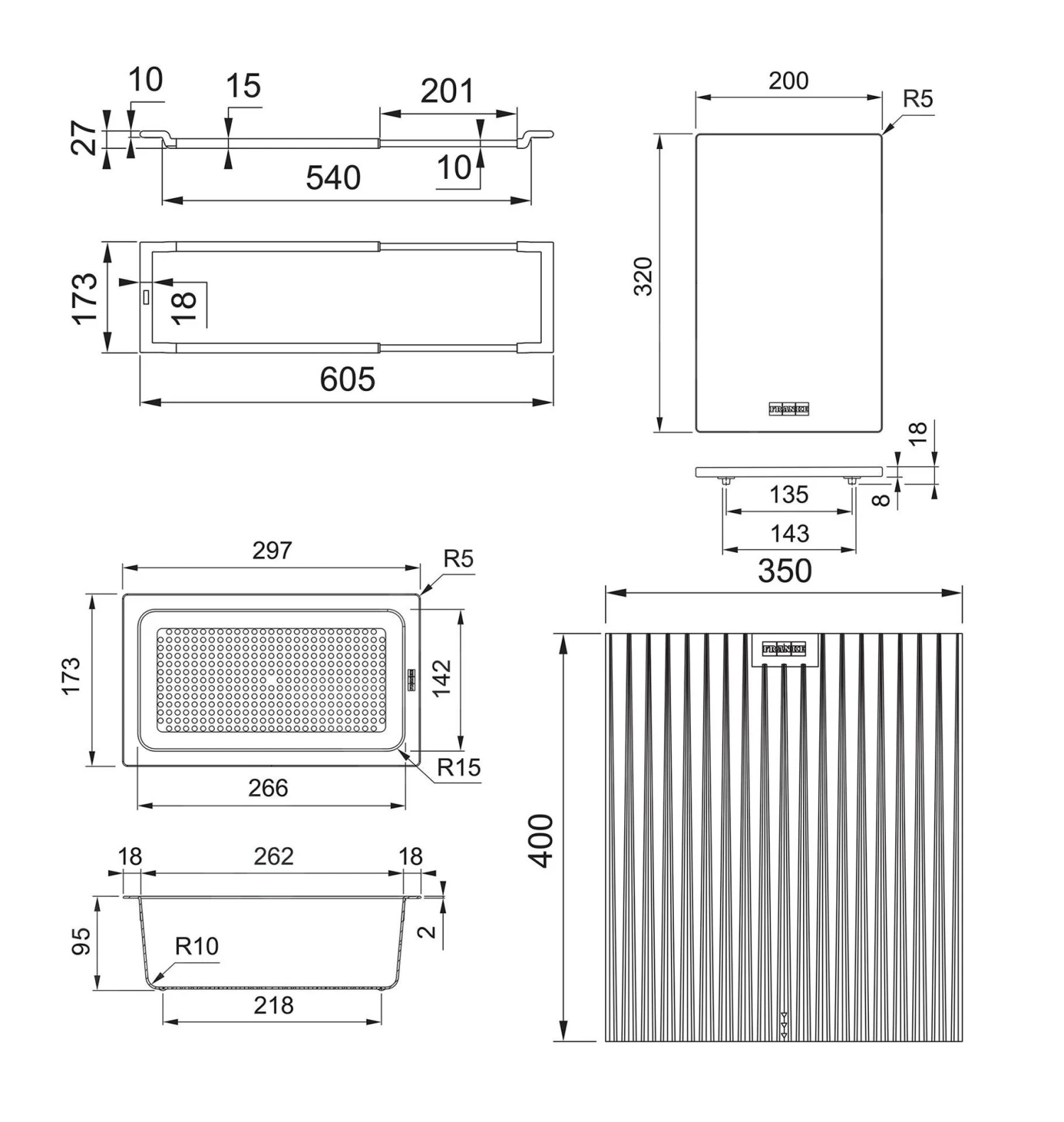 Franke Accesorios - Kit ALL-IN 3, Juego De 4 Accesorios De Fregadero 112.0655.483 2 Franke Accesorios - Kit ALL-IN 3, Juego De 4 Accesorios De Fregadero 112.0655.483 - Imagen 2