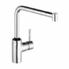 Kludi L-ine - Grifo Monomando De Fregadero Con Caño Extraíble, Cromo 428210577