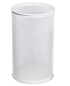 Sanela Cestas De Alambre - Cubo De Basura, 32 L, Blanco SLZN 98A