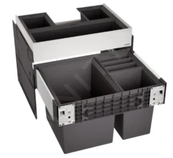 Blanco Select - Cubo De Basura Empotrado, Con Compartimento, Capacidad 46 L 526210