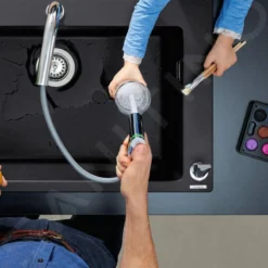 Hansgrohe Fregaderos - Conjunto Fregadero Y Grifo C51-F660-07, Negro Grafito/cromo 43218000 14 Hansgrohe Fregaderos - Conjunto Fregadero Y Grifo C51-F660-07, Negro Grafito/cromo 43218000 -Cocina Tienda De Ventas 1933dd721cd6f45625776f21