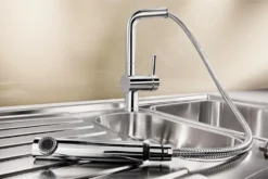 Blanco Linus S - Grifo De Fregadero Con Salida Extraíble, Cromo 512402 -Cocina Tienda De Ventas 1a0e98522d22bc9e7d8bd685