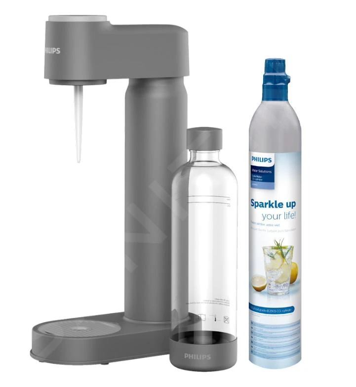 Philips GoZero - Máquina Para Hacer Agua Con Gas Lite Con Accesorios, Gris ADD4901GR/10