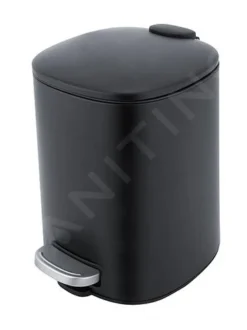 Nimco Cubos De Basura - Cubo De Basura 5 L, Negro Mate KOS 9005-90