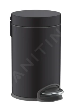 Hansgrohe AddStoris - Cubo De Basura 3 L, Soft Close, Negro Mate 41775670