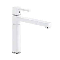 Kludi Zenta - Grifo Monomando De Fregadero, Blanco/cromo 389739175