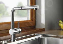 Blanco Linus S - Grifo De Fregadero Con Salida Extraíble, Cromo 512402 -Cocina Tienda De Ventas 21aaf167c50261464a1da293