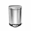 Simplehuman Cubos De Basura - Cubo De Basura 6 L, Acero Inoxidable Cepillado CW1834CB