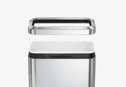 Simplehuman Cubos De Basura - Cubo Abierto Para Residuos Clasificados 20 L, Acero Inoxidable Cepillado CW1470 -Cocina Tienda De Ventas 21c487b39ef85a54118ded28