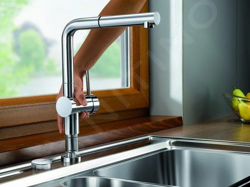 Blanco Linus S-F - Grifo De Fregadero Con Salida Extraíble, Plegable Bajo Ventana, Cromo 514023 6 Blanco Linus S-F - Grifo De Fregadero Con Salida Extraíble, Plegable Bajo Ventana, Cromo 514023 - Imagen 6
