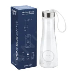 Grohe Blue Pure - Botella Para Viaje, 500 Ml, Transparente 40848000 -Cocina Tienda De Ventas 2d302d8019ff381d7c2e4201