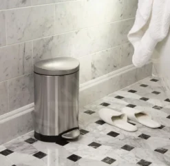 Simplehuman Cubos De Basura - Cubo De Basura 6 L, Acero Inoxidable Cepillado CW1834CB -Cocina Tienda De Ventas 2edd14ec5ba2665d4ec727e7