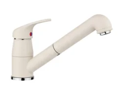 Blanco Daras S - Grifo De Fregadero Con Caño Extraíble, Blanco Suave 526937