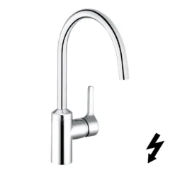 Kludi Bingo Star - Grifo Monomando De Fregadero, Para Calentadores De Agua Sin Presión, Cromo 428090578