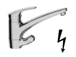 Hansa Mix - Grifo Monomando De Fregadero, Para Calentadores De Agua Sin Presión, Cromo 01211183