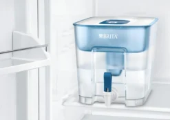 Brita Jarras De Filtrado - Dispensador De Agua Filtrada Flow Memo, Capacidad 8200 Ml, Azul 1039277 -Cocina Tienda De Ventas 377c87c0ce1d51f032a236a9
