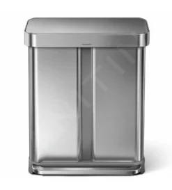 Simplehuman Cubos De Basura - Cubo De Basura Para Residuos Clasificados, Con Bolsillo Para Bolsas, 58 L, Acero Inoxidable Cepillado CW2025 14 Simplehuman Cubos De Basura - Cubo De Basura Para Residuos Clasificados, Con Bolsillo Para Bolsas, 58 L, Acero Inoxidable Cepillado CW2025 -Cocina Tienda De Ventas 3869b507b155de043a298872