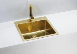 Alveus Pure Monarch - Fregadero 515x525 Mm, Gold 1106867 -Cocina Tienda De Ventas 388180ae38df90f294471c90