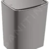 Aqualine Accesorios - Cubo De Basura Touch 8,5 L, Terra TRN-183-05