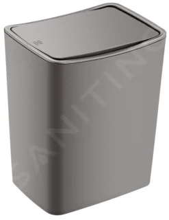 Aqualine Accesorios - Cubo De Basura Touch 8,5 L, Terra TRN-183-05