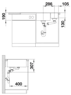 Blanco Axia III 6 - Fregadero De Silgranite, 990x500 Mm, Con Control De Desagüe Y Con Accesorios, Negro 525855 -Cocina Tienda De Ventas 3d3bbee4ae37c9f4bd835477