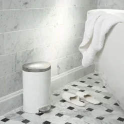 Simplehuman Cubos De Basura - Cubo De Basura 6 L, Blanco CW1835CB -Cocina Tienda De Ventas 3e0c95000777501db0360616