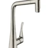 Hansgrohe M71 - Grifo De Fregadero M7117-H320 Con Ducha Extraíble, SBOX, Aspecto De Acero Inoxidable 73816800