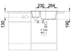 Blanco Metra 6 - Fregadero De Silgranite, 615x500 Mm, Negro 525923 -Cocina Tienda De Ventas 40740a9c1a87129c78ebe841