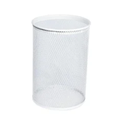 Sanela Cestas De Alambre - Cubo De Basura, 13 L, Blanco SLZN 96A