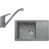 Franke Conjuntos De Cocina - Conjunto De Cocina G117, Fregadero De Fragranite BSG 611-62, Piedra Gris + Grifo FC 9541.084, Piedra Gris 114.0440.712