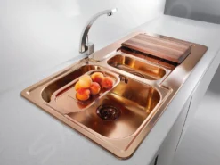 Alveus Line Monarch - Fregadero 980x500 Mm, Copper 1078567 -Cocina Tienda De Ventas 487548af7e0343db13aefedf