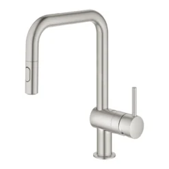 Grohe Minta - Grifo De Fregadero Con Ducha Extraíble, Supersteel 32322DC2 -Cocina Tienda De Ventas 494b7173cbe98c5d74659a06