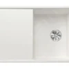 Blanco Axia III 5 - Fregadero De Silgranite, 915x510 Mm, Con Control De Desagüe Y Accesorios, InFino, Blanco 523209