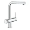 Grohe Blue Pure - Grifo De Fregadero Minta Con Función De Filtrado Y Mango Extraíble, Cromo 31721000