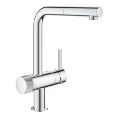 Grohe Blue Pure - Grifo De Fregadero Minta Con Función De Filtrado Y Mango Extraíble, Cromo 31721000