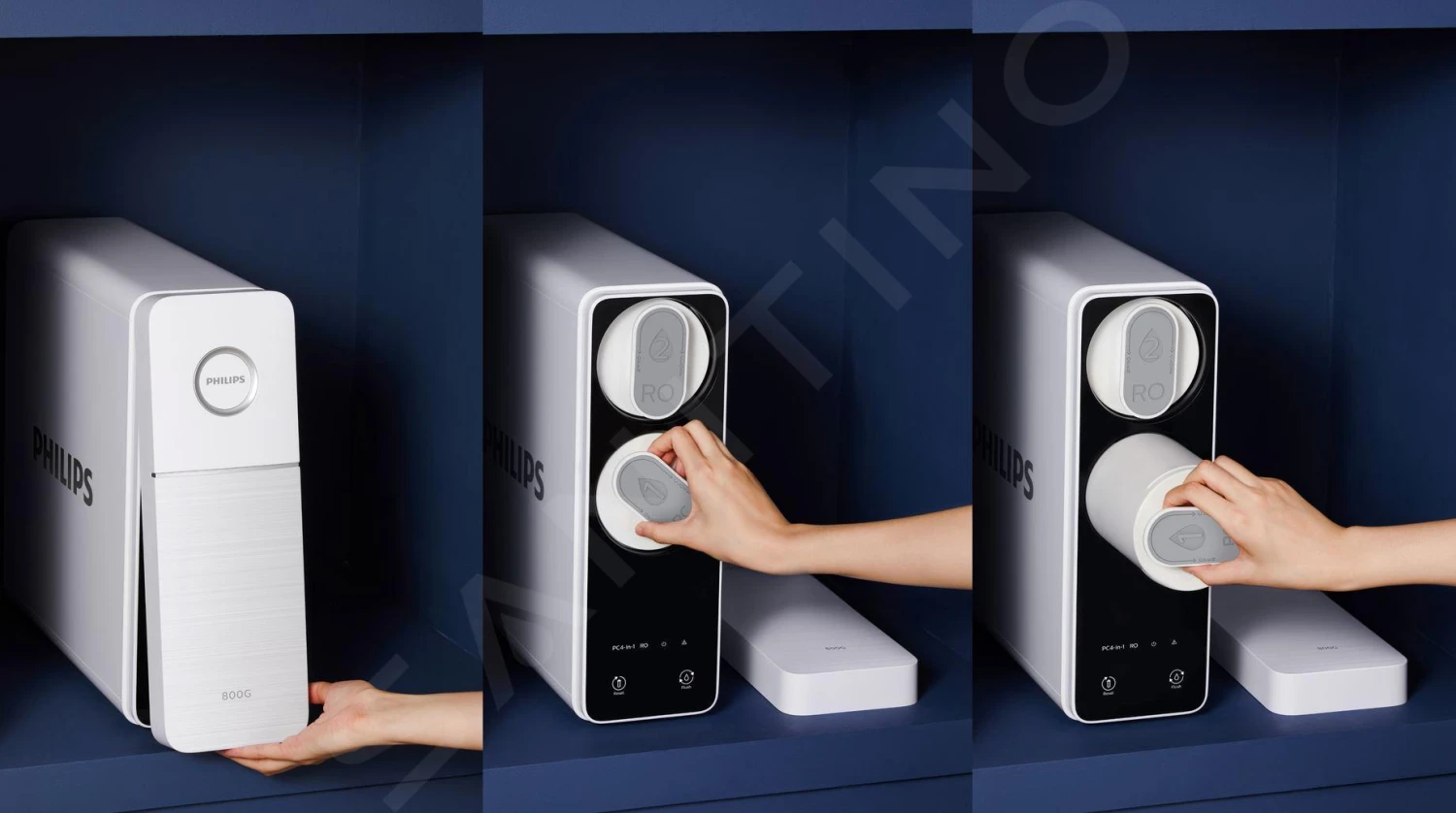 Philips Filtración - Sistema De ósmosis Bajo Fregadero, 2 Litros, ósmosis Inversa, Capacidad 2,1 L/min, Con Grifo Smart AUT7006/10 10 Philips Filtración - Sistema De ósmosis Bajo Fregadero, 2 Litros, ósmosis Inversa, Capacidad 2,1 L/min, Con Grifo Smart AUT7006/10 - Imagen 10