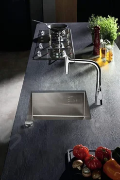 Hansgrohe Fregaderos - Fregadero Bajo Encimera S719-U400, Acero Inoxidable 43425800 -Cocina Tienda De Ventas 563371af083b31420c0df4e5