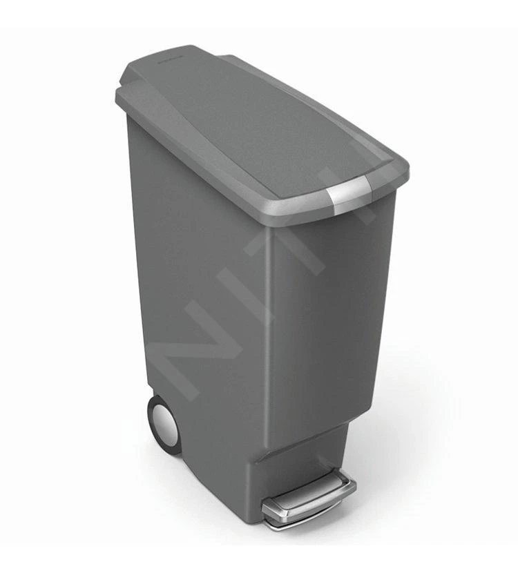 Simplehuman Cubos De Basura - Cubo De Basura Slim 40 L, Gris CW1363 3 Simplehuman Cubos De Basura - Cubo De Basura Slim 40 L, Gris CW1363 - Imagen 3