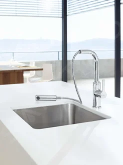 Hansa Ronda - Grifo Monomando De Fregadero Con Ducha Extraíble, Cromo 54912273 -Cocina Tienda De Ventas 58d3a1099290f51d244d92c2