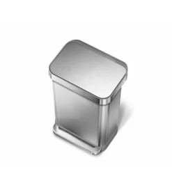 Simplehuman Cubos De Basura - Cubo De Basura Con Bolsillo Para Bolsas, 45 L, Acero Inoxidable Cepillado CW2024 10 Simplehuman Cubos De Basura - Cubo De Basura Con Bolsillo Para Bolsas, 45 L, Acero Inoxidable Cepillado CW2024 -Cocina Tienda De Ventas 59a1a17af55f11624e4ed253